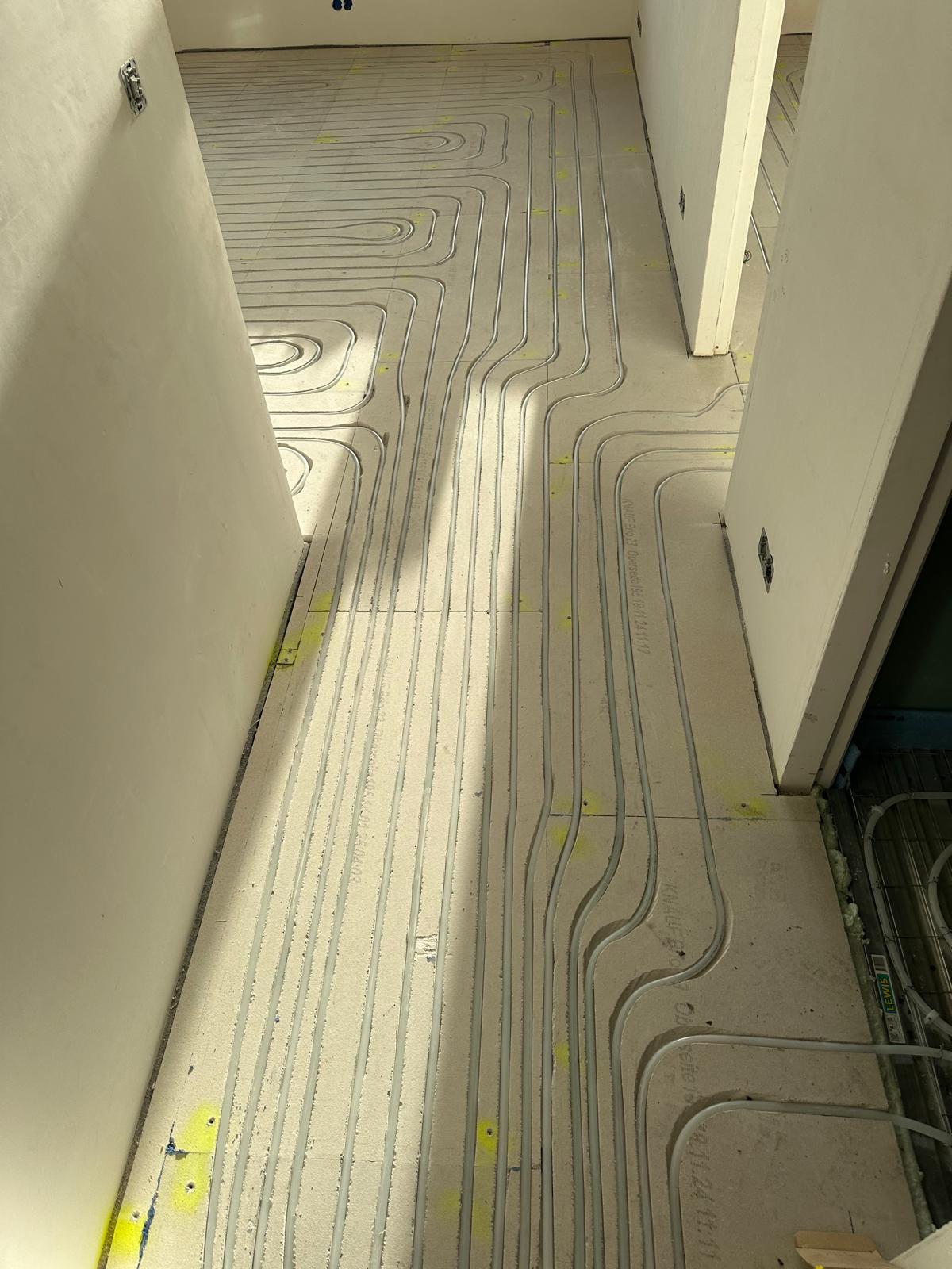 Droogbouw vloerverwarming